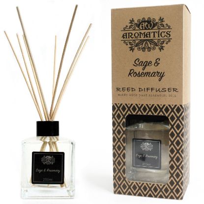 Picture of 200ml Sage & Rosemary Essential Oil Reed Diffuser